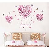 Amazon.com: TGSIK DIY Flower Branch Love Heart Wall Decals Vinyl