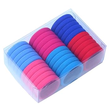 Amazon Com Hair Ties For Women Girls 30 Pcs Thick Seamless Hair
