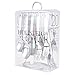 Double Dots White 20-Piece Flatware Set with Hanging Rack, Service for 4 (White)