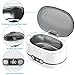 Aucma Ultrasonic Cleaner Professional Ultrasonic Jewelry Cleaners with Digital Timer for Jewellery Eyeglasses Lenses Necklaces Watches Rings Denture Coins, 20 Oz (Grey)