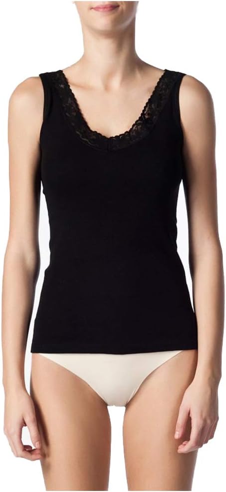 NBB Women’s Sexy Basic Cotton Tank Top Camisole Lingerie with Stretch