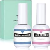 TOMICCA Nail Dehydrator & Primer Set Acid Free Protein Bonding Gel Acrylic