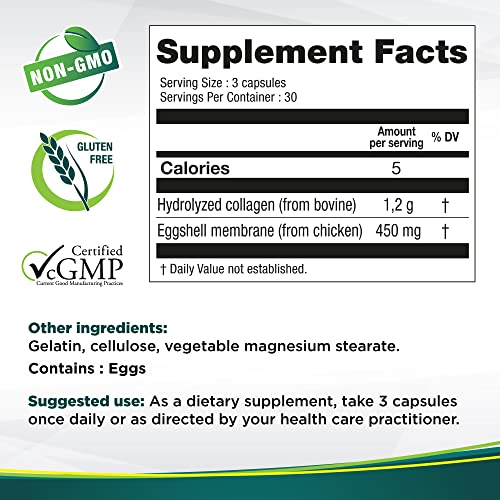 Genacol Eggshell Membrane Collagen Peptides Joint & Mobility Supplement