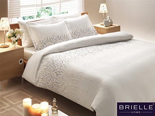 Brielle Bamboo Cascade Duvet Cover Set, Comes in a Giftable Box, King