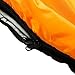 Camping Sleeping Bag Adult For 0 degree to 20 Degrees Fahrenheit 4 Season Envelope Mummy Outdoor Lightweight Portable Waterproof Perfect Traveling,Hiking Activities(Orange & Black / Right Zip, Mummy)