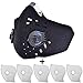 HOLIIBN Anti Pollution Face Mask with 5 Pieces N95/N99 Protection Air Mask Filters,Anti Smoke, Exhaust Gas, Dust, Pollen, Allergens,Hiking, Running, Walking, Cycling, Ski and Other Outdoor Activities