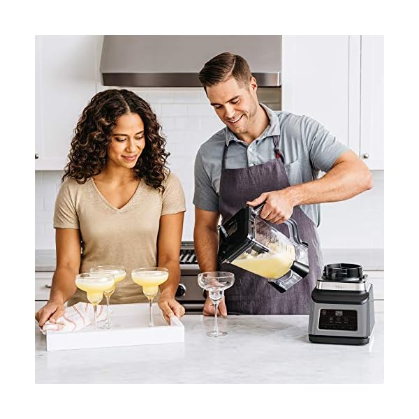 Ninja 2-in-1 Blender with Auto-iQ (BN750UK) 1200 W, 2.1 Litre Jug, 0.7 Litre Cup, Black/Silver