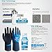bouti1583 Wonder Grip Safety Waterproof Resistance Work Latex Gardening Nylon Gloves