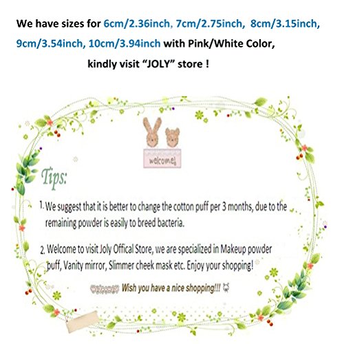 Joly Loose powder Puff, 4.12'' Large Body Puff W Ribbon (10.5cm) (3PCS) - Thumbnail 6