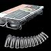 NMKL 312PCS/Box Full Cover Clear Dual Forms Nail System UV Gel Acrylic Nail Mold Artificial Nail Tips with Scale 12 Size