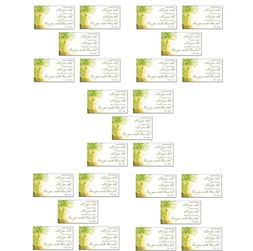 Motivational & Inspirational 25 Magnet Set, Maya Angelou Quote, "People will forget what you said, people will forget what you did, but people will never forget how you made them feel." Spiritual Magnets / Magnetic stickers for home, office or school.