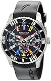 Nautica Men's N12626G NST 07 Flags Classic Stainless Steel Watch