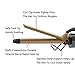 Micsta Professional Curling Iron Instant Heat, Ionic Curling Wand Long Barrel Ceramic Tourmaline Coated No Damage, Hair Curler Temperature Control for Salon Home Travel, Dual Voltage, Gold(1/2