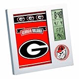 NCAA Georgia Bulldogs Digital Desk Clock