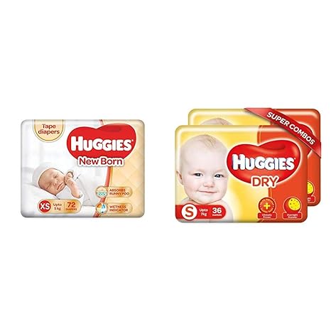 huggies dry taped diapers small size