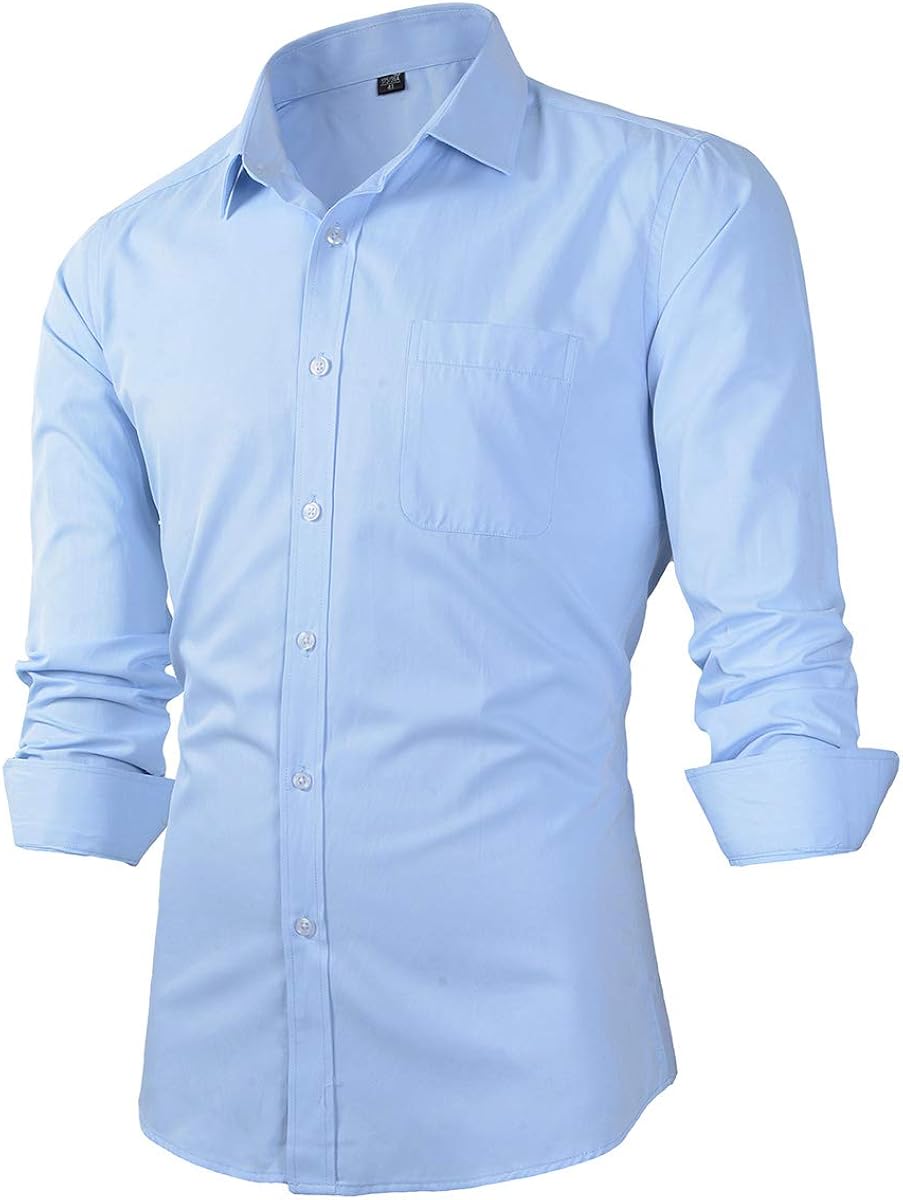 point collar dress shirt