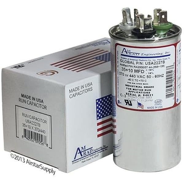Electronic Components & Semiconductors 1x 35uF 440VAC Motor Run