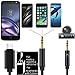 2 in 1 Moto Z Aux Cable, DISDIM Type C to 3.5mm Headphone Jack Adapter and Male Extension Audio Splitter Cord for Motorola Moto Z, Xiaomi 6, Le 2, iPhone 6 / 6 Plus, Android Smartphone to Car Stereo