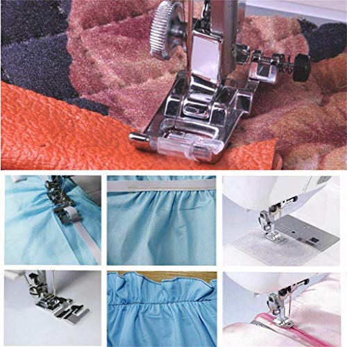 Clearance Sale!DEESEE(TM)42pcs Domestic Sewing Machine Presser Foot Feet Set for Brother for Janome - Thumbnail 2