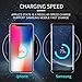 (10W Fast) ivolks Wireless Charger iPhone X/8/8 Plus Slim Qi Wireless Charging Samsung Galaxy S9/9+/S8/S8+