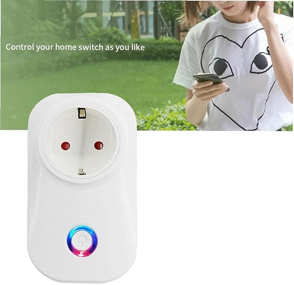 finebrand Inteligente Zcalo WiFi Enchufe Lspa8 De Control Remoto del Interruptor Mini Mide La Energa Elctrica Consumida Home Energy Monitor Blanco