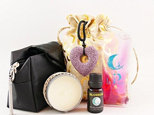 Hormone Balance Essential Oil Blend, Blossom Essential Oil, Reliefs Hot Flashes, Menopause, Irritability Supports PMS.100% Pure. Lavender, Chamomile, Tangerine, and Labdanum Gift Set, Complete Kit.