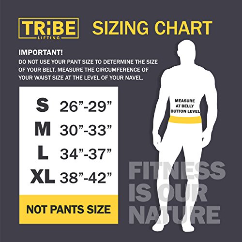 Tribe Lifting Leather Weight Lifting Belt | 4" Wide by 10mm Thick | Single Prong | For Men and Women - Thumbnail 6
