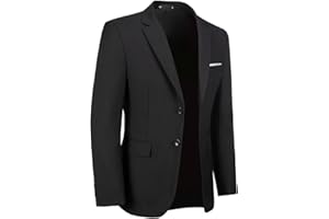 FXZPIODI Mens Suit Jackets Casual Two Button Slim Fit Blazers Suit Separates Coat Sport Coats with Pockets for Wedding Prom Party