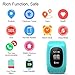 Kid Smart Watch, Wonbo Soft Silicone GPS Tracker with SIM Slot SOS Call Real-time Location Finder Anti-Lost Alarm Remote GPS & LBS Monitor Watch Remove Alert for Boys Girls Support Android & iOS