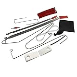 Wallsmart Tools Autoparts 15 pcs Car Door Open Repair Tool Bump Key Emergency Tools Kit + Air Pump 1