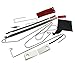Wallsmart Tools Autoparts 15 pcs Car Door Open Repair Tool Bump Key Emergency Tools Kit + Air Pump 1