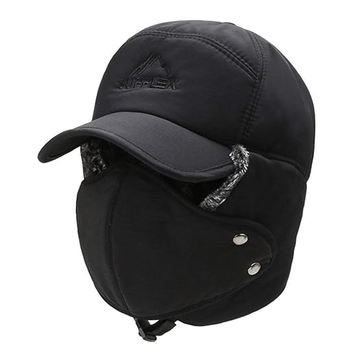 Nicexx Mens Trapper Hats Warm Baseball Caps for Cold Weather Hat with