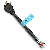 QAOFUL NEMA 6-50 EV Charger Adapter Cord, 50 AMP EV Adapter, Perfect Use for Level 2 EV Charger