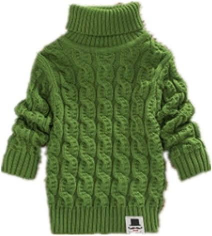 Nine MinowBoys Girls Turtleneck Sweaters Soft Warm Children's Sweater