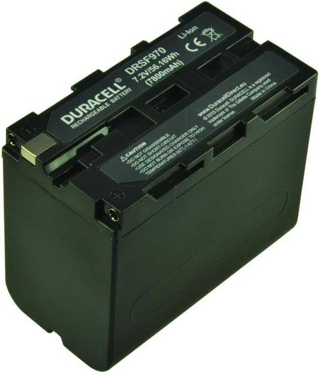 Duracell DRSF970 Li-ion Camcorder Battery for Sony NP-F930, Black - Image 4