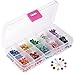 Zealor 1/8 Inch Map Push Pins, Map Tacks with 10 Assorted Colors, 500 Pieces