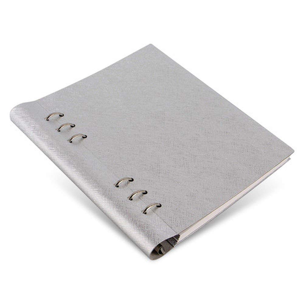 Filofax A5 Saffiano Clipbook - Silver
