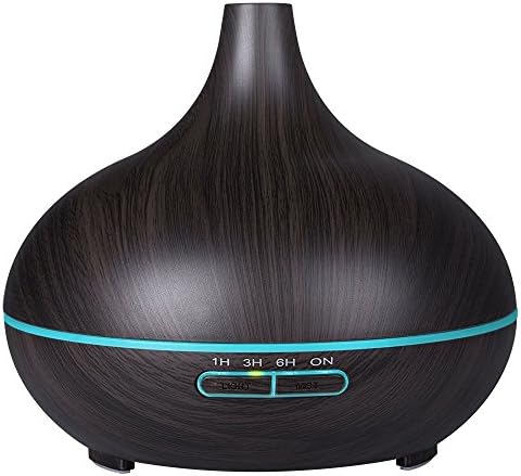 Swansome 300ml Air Humidifier Essential Oil Diffuser Aroma Lamp (Choclate)