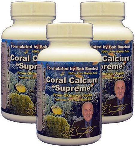 Bob Barefoot'S Coral Calcium Supreme, 3 Count by Bob Barefoot's