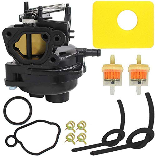 799584 Carburetor for Briggs and Stratton 594058 Carburetor Fits 09P000 09P702 9P702 09P702-0145-F1 09P702-0098-F1 550E 550EX 625EX 675EX 725EXI 140CC Yard Machine Snapper Mower Troybuilt Lawn Mower