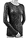 Kavio! Junior Burnout Twisted Crew Neck Long Sleeve Top