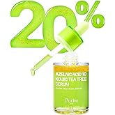 PURITO Azelaic Acid 10% + Kojic Acid + Tea Tree Facial Serum | for Acne & Marks, Breakouts | High-Level Azelaic Acid 10% | Korean skincare, 30mL 1.01 fl.oz