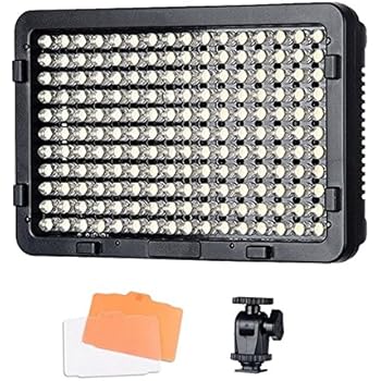 5600k 3200k temperature ultra light pt led nikon dimmable dslr canon panel tolifo 176s camera bright