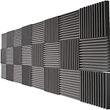 Mybecca 2" X 12" X 12" Acoustic Panels Studio Foam Wedges, 48 Pack