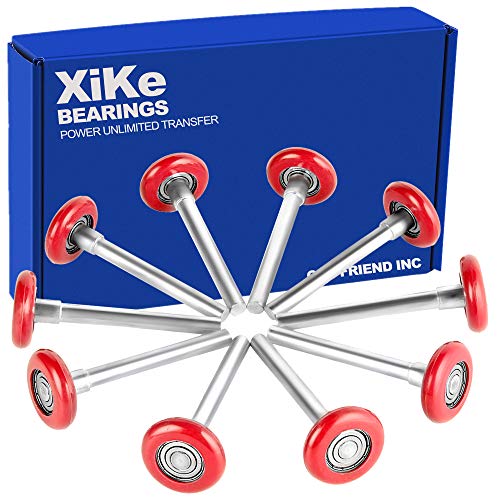 XiKe 10 Pack 2" in Nylon Garage Door Roller Use 6200ZZ Shield Bearing