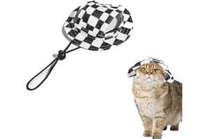 Pet Hat for Cats Dogs Only with Adjustable String Pet Hat Small Pet for Small and Medium Cats Birthday Party Costume Decorati