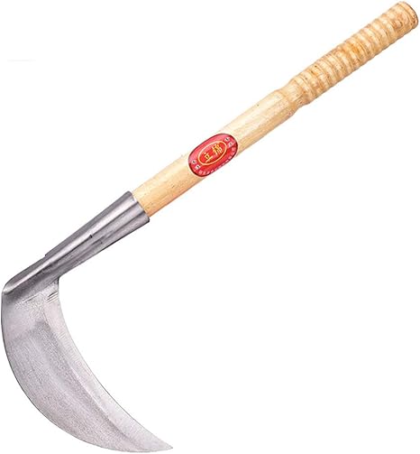 Amazon Co Jp Sooki 草を削除するために 日本の手鍬 ハンドヘルドガーデニングツール鎌草取り 雑草 ホーム キッチン