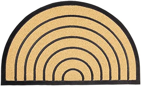 JIUZHOUCAI Alfombrillas semicirculares Alfombrilla Antideslizante para