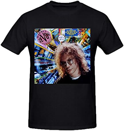 FGEXYZ Design Warren Zevon Transverse City ARTIST Warren Zevon TITLE Flickr Mens T Shirts Cotton Round Collar Black