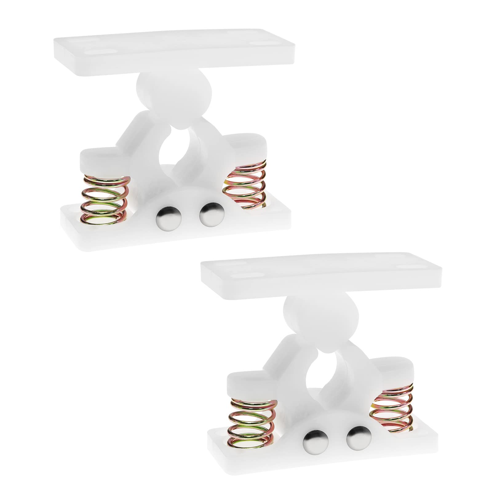 Create idea 2PCS Door Retainer Plastic Door Stopper Limiters Door Stop Retaining Catch Holder for RV Caravan Motorhome Boat Camper Furniture Fittings White